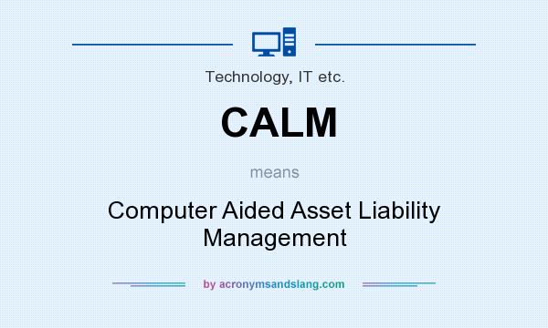 What does CALM mean? It stands for Computer Aided Asset Liability Management