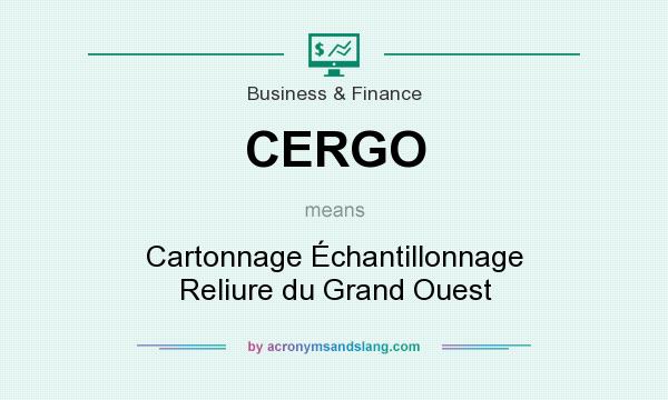 What does CERGO mean? It stands for Cartonnage Échantillonnage Reliure du Grand Ouest