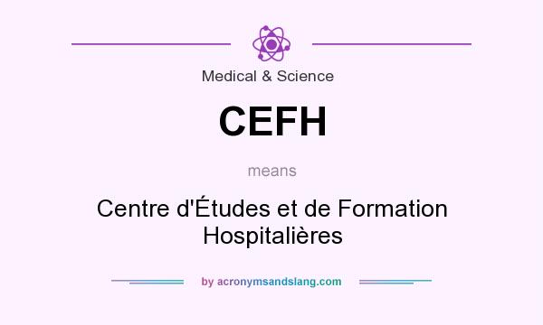 What does CEFH mean? It stands for Centre d`Études et de Formation Hospitalières