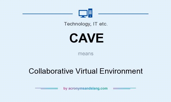 What does CAVE mean? It stands for Collaborative Virtual Environment