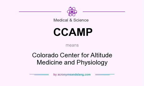 What does CCAMP mean? It stands for Colorado Center for Altitude Medicine and Physiology