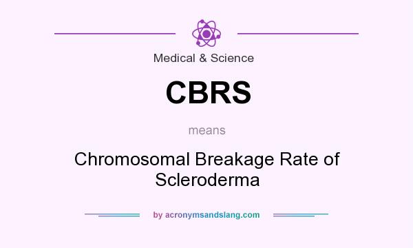 What does CBRS mean? It stands for Chromosomal Breakage Rate of Scleroderma