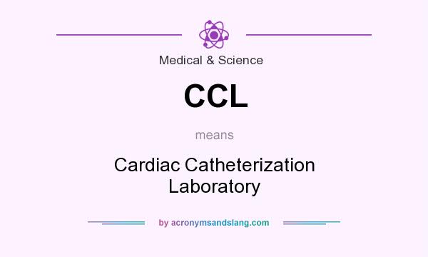 What does CCL mean? It stands for Cardiac Catheterization Laboratory