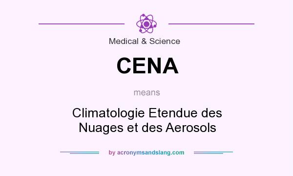 What does CENA mean? It stands for Climatologie Etendue des Nuages et des Aerosols