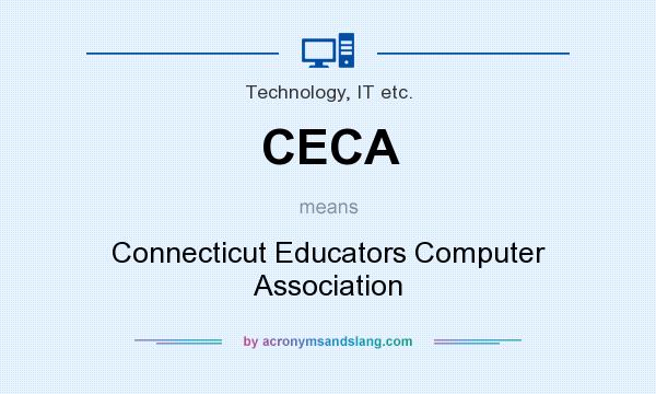 What does CECA mean? It stands for Connecticut Educators Computer Association