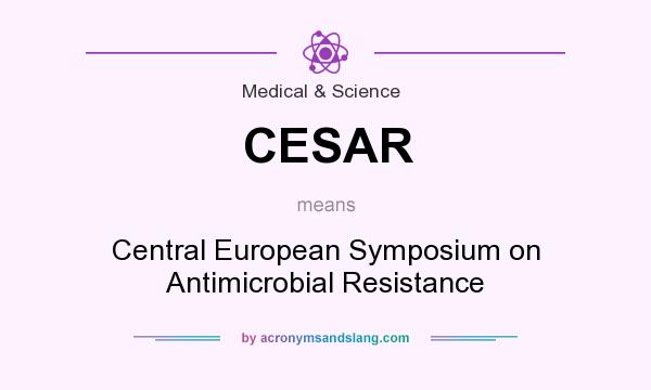 What does CESAR mean? It stands for Central European Symposium on Antimicrobial Resistance