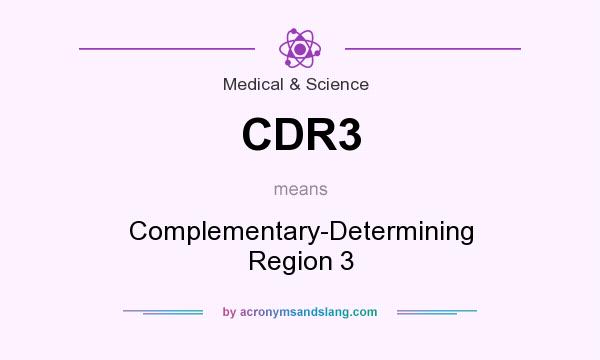 What does CDR3 mean? It stands for Complementary-Determining Region 3