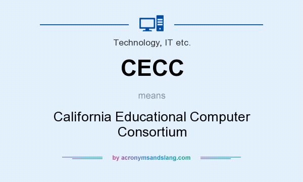 What does CECC mean? It stands for California Educational Computer Consortium