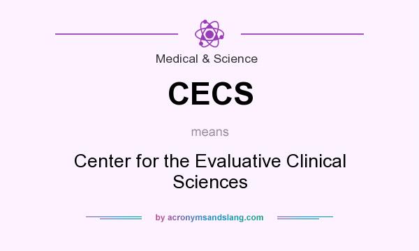 What does CECS mean? It stands for Center for the Evaluative Clinical Sciences