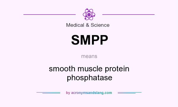What does SMPP mean? It stands for smooth muscle protein phosphatase