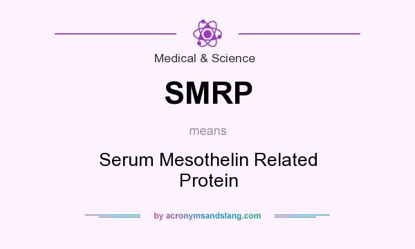 What does SMRP mean? It stands for Serum Mesothelin Related Protein