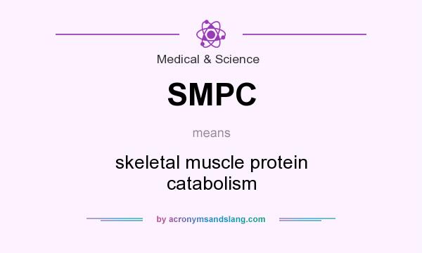 What does SMPC mean? It stands for skeletal muscle protein catabolism