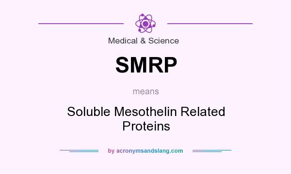 What does SMRP mean? It stands for Soluble Mesothelin Related Proteins