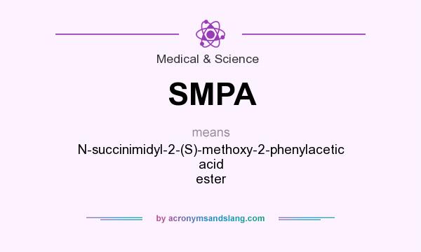 What does SMPA mean? It stands for N-succinimidyl-2-(S)-methoxy-2-phenylacetic acid ester