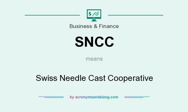 What does SNCC mean? It stands for Swiss Needle Cast Cooperative