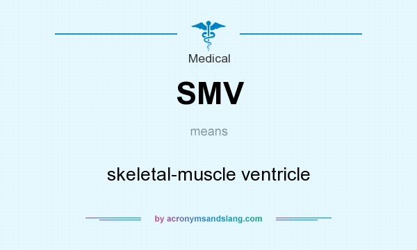 What does SMV mean? It stands for skeletal-muscle ventricle