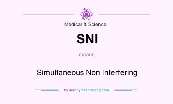 What does SNI mean? It stands for Simultaneous Non Interfering