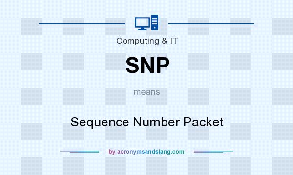 What does SNP mean? It stands for Sequence Number Packet
