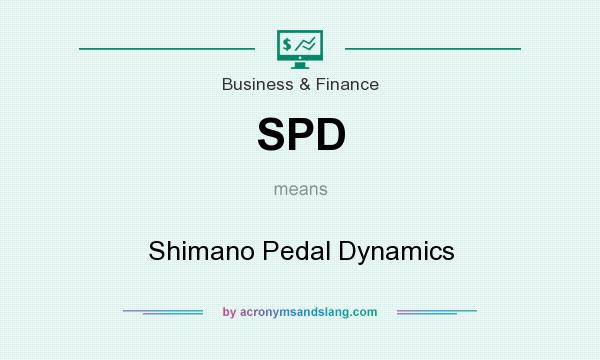 What does SPD mean? It stands for Shimano Pedal Dynamics
