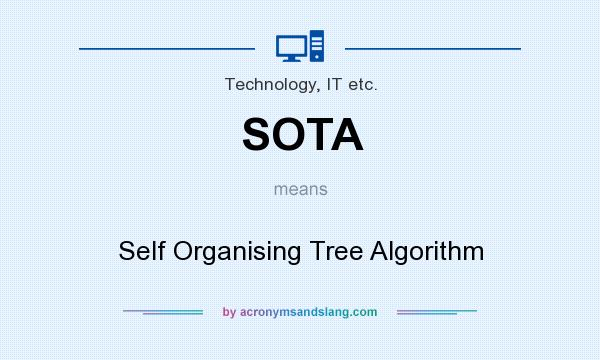 What does SOTA mean? It stands for Self Organising Tree Algorithm