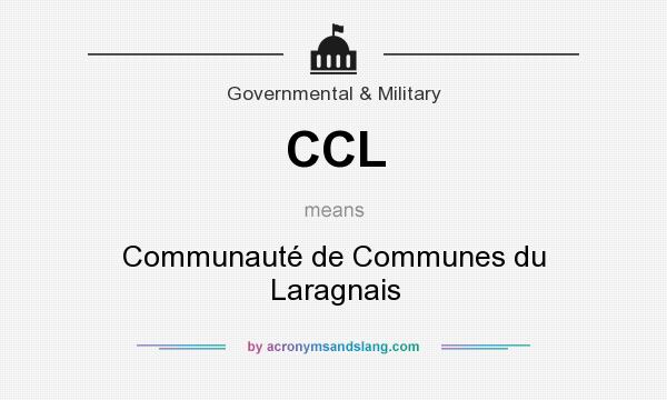 What does CCL mean? It stands for Communauté de Communes du Laragnais