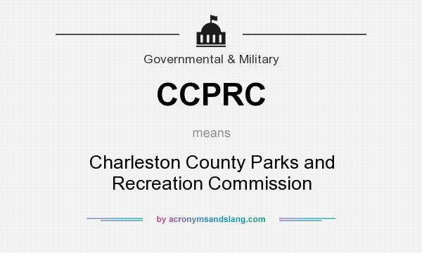 What does CCPRC mean? It stands for Charleston County Parks and Recreation Commission
