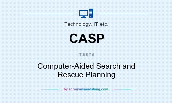 What does CASP mean? It stands for Computer-Aided Search and Rescue Planning