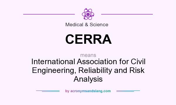 What does CERRA mean? It stands for International Association for Civil Engineering, Reliability and Risk Analysis