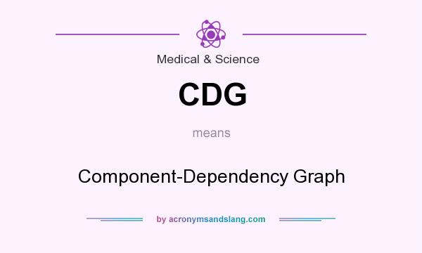What does CDG mean? It stands for Component-Dependency Graph