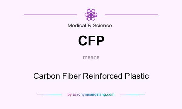 What does CFP mean? It stands for Carbon Fiber Reinforced Plastic