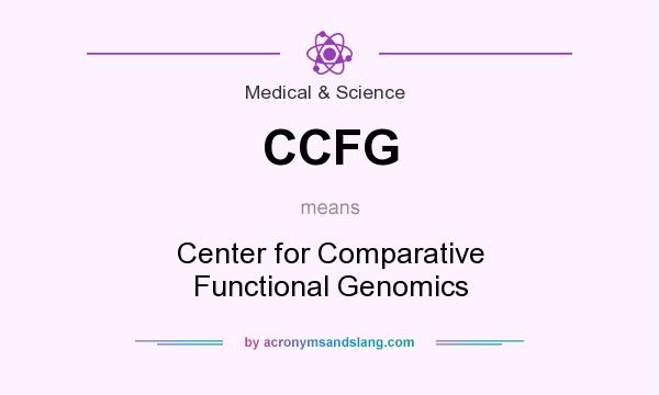 What does CCFG mean? It stands for Center for Comparative Functional Genomics