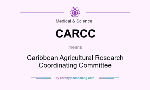 What does CARCC mean? It stands for Caribbean Agricultural Research Coordinating Committee