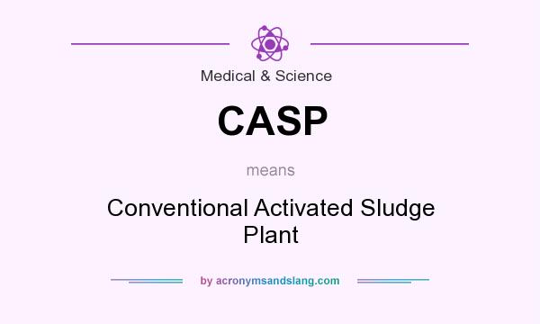 What does CASP mean? It stands for Conventional Activated Sludge Plant