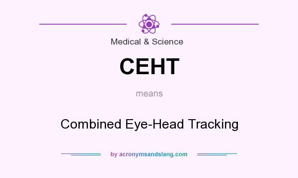 What does CEHT mean? It stands for Combined Eye-Head Tracking