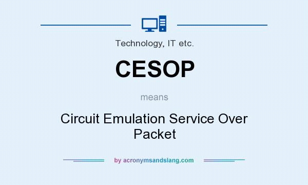 What does CESOP mean? It stands for Circuit Emulation Service Over Packet