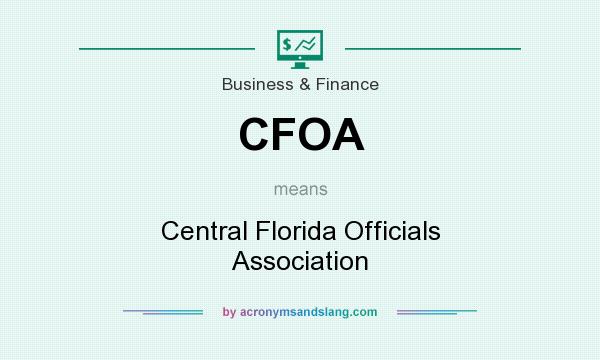 What does CFOA mean? It stands for Central Florida Officials Association