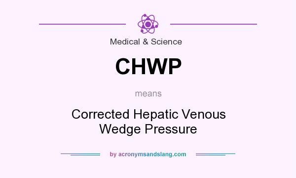 What does CHWP mean? It stands for Corrected Hepatic Venous Wedge Pressure