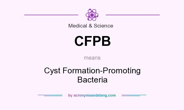What does CFPB mean? It stands for Cyst Formation-Promoting Bacteria