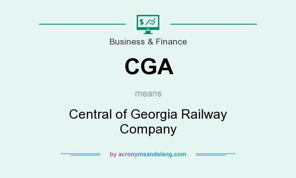 What does CGA mean? It stands for Central of Georgia Railway Company