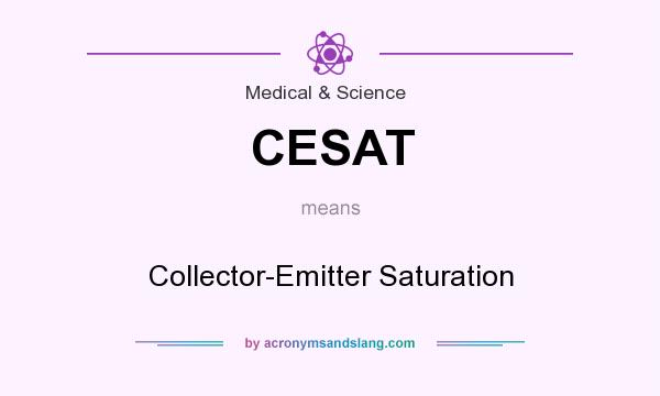 What does CESAT mean? It stands for Collector-Emitter Saturation