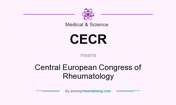 What does CECR mean? It stands for Central European Congress of Rheumatology
