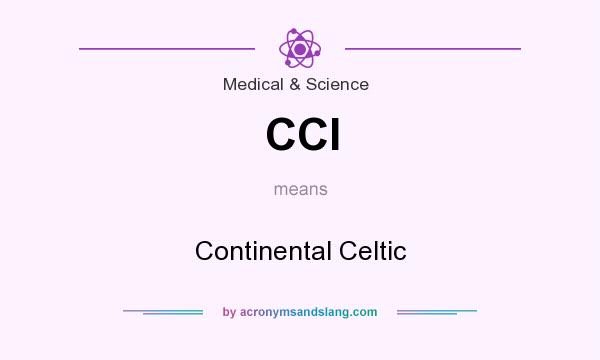 What does CCl mean? It stands for Continental Celtic