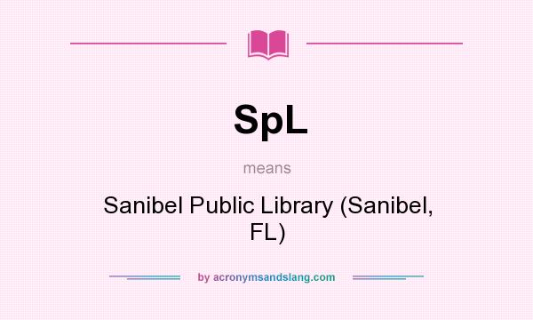 What does SpL mean? It stands for Sanibel Public Library (Sanibel, FL)
