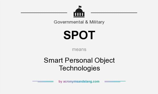 What does SPOT mean? It stands for Smart Personal Object Technologies