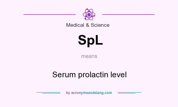 What does SpL mean? It stands for Serum prolactin level