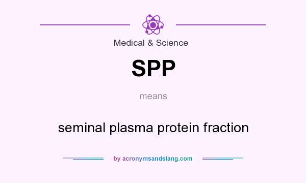What does SPP mean? It stands for seminal plasma protein fraction