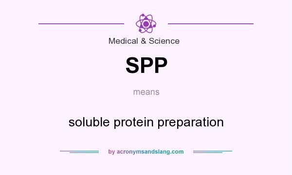 What does SPP mean? It stands for soluble protein preparation