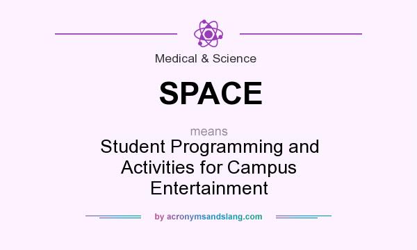 What does SPACE mean? It stands for Student Programming and Activities for Campus Entertainment