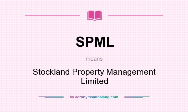 What does SPML mean? It stands for Stockland Property Management Limited