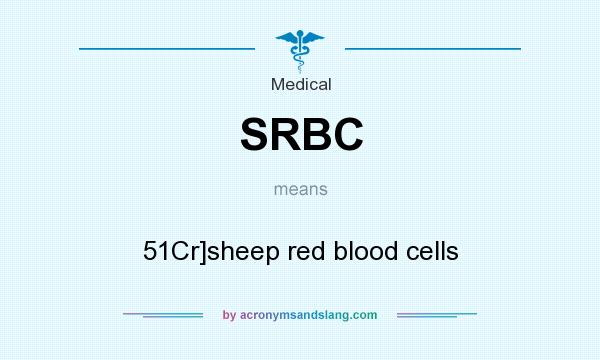 What does SRBC mean? It stands for 51Cr]sheep red blood cells
